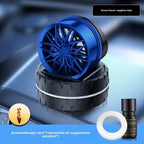 Bushineco Car Wheel Solar Rotating Perfume – Solar-powered, Long-lasting Fragrance for a Fresh and Stylish Driving Experience