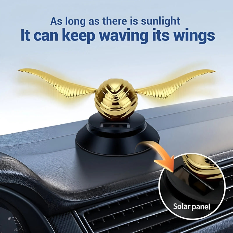 Car Gorgeous Solar Wings Air Freshener for Vehicle Interior Decoration-Car Diffuser for Car Home and Office