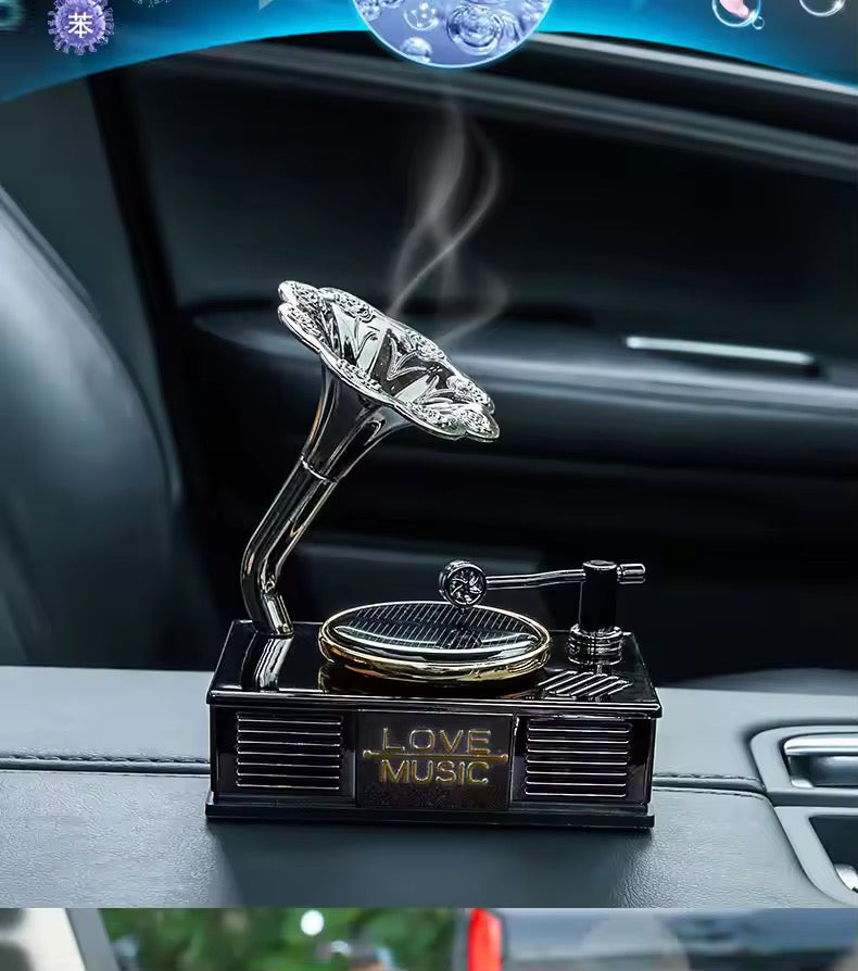 Car Music Box Perfume Car Phonograph Perfume Seat Retro Fragrance Fragrance Decoration