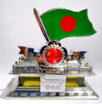 Stylish Bangladesh Flag Car Air Freshener – Perfect for Dashboard Display