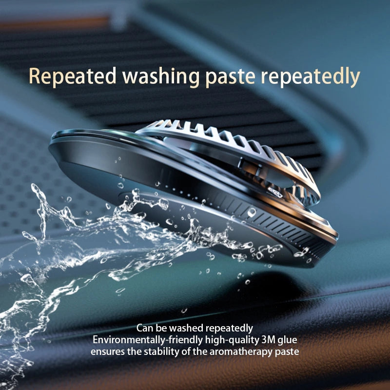 Solar Car Air Freshener With Parking Card new model