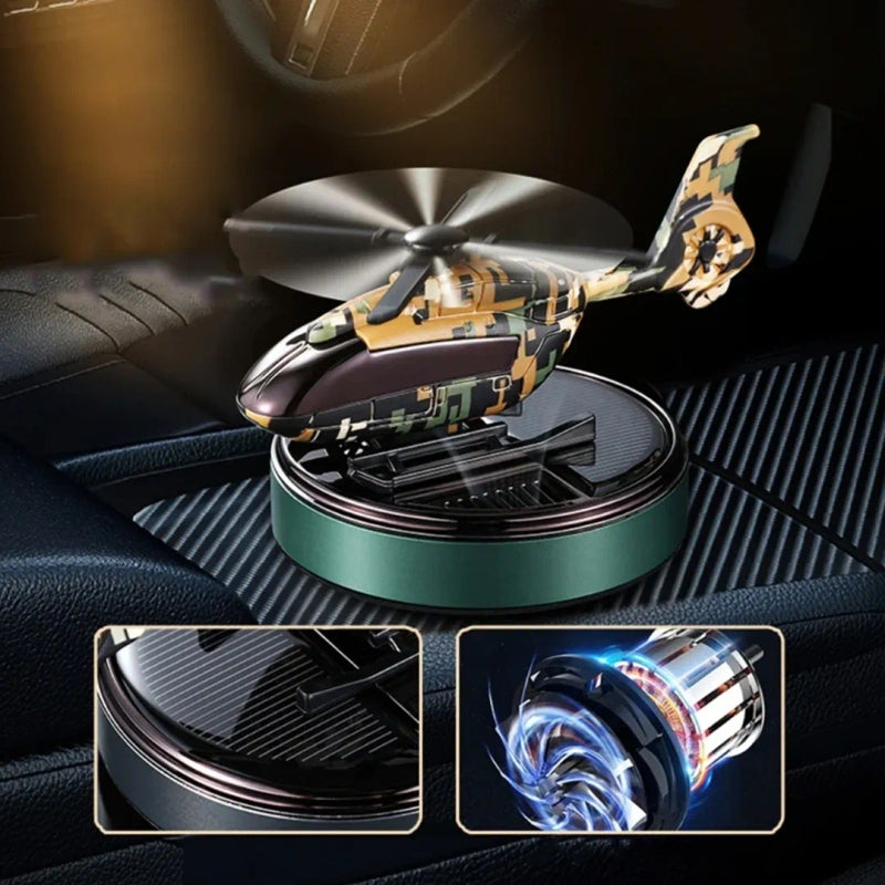 Car solar helicopter Car Helicopter Solar Air Freshener And Showpiece