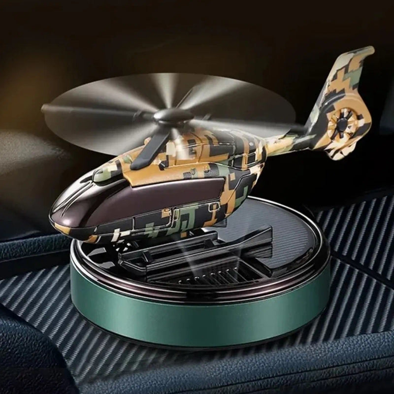 Car solar helicopter Car Helicopter Solar Air Freshener And Showpiece