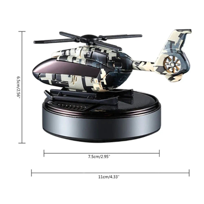 Car solar helicopter Car Helicopter Solar Air Freshener And Showpiece
