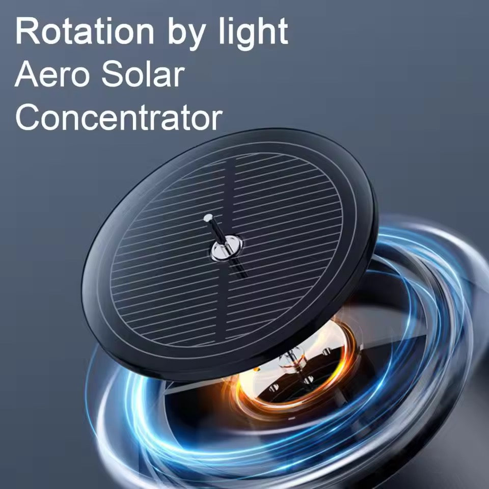 Car Solar Foot ball Showpiece With Car Air Freshener