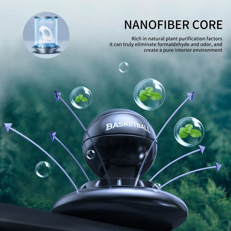 Basket Ball Car Solar Perfume 3 color