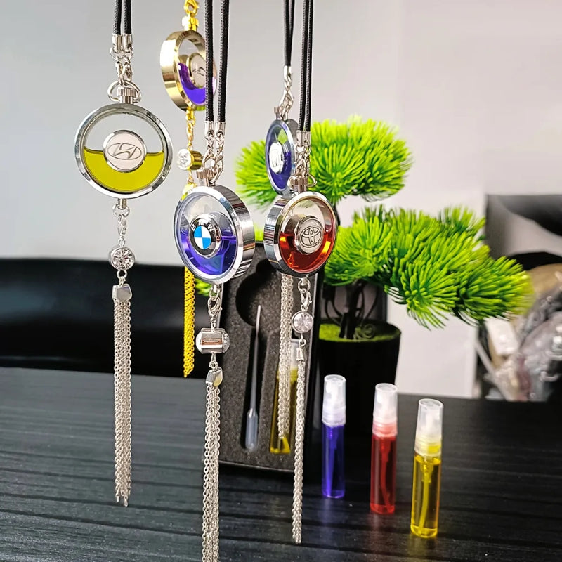 Premium Car Logo Hanging Air Freshener – Long-Lasting Freshness for Your Car
