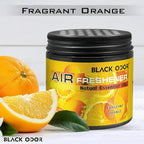 BLACK ODOR Air Freshener Natural Essential Oils Scented Home, and Office Jelly type (180 gm)