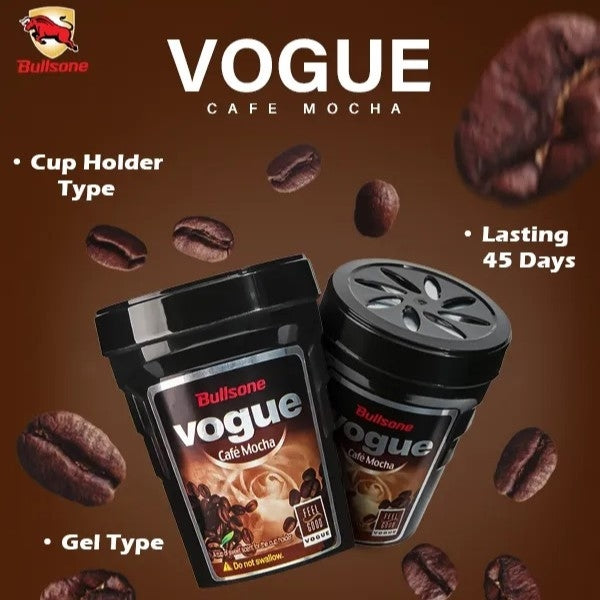 Bullsone Vogue Gel Perfume Air Freshener 2pcs Long-Lasting Luxury Fragrance for Cars and Homes