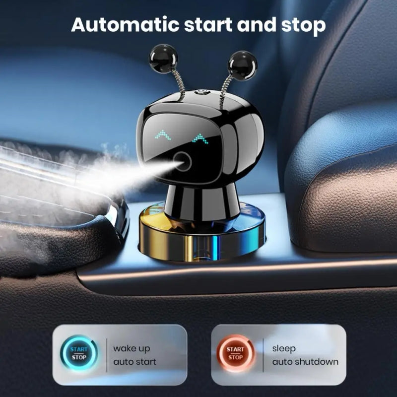 Robot Car Humidifier Intelligent Aromatherapy Enhance Your Drive with Smart Comfort