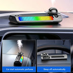 Smart Humidifier for Car | 3 in 1 Interior Car LED Light With Aroma and Sound Active Function and Digital Parking Number Plate