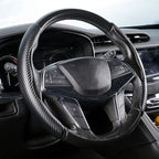Two Part Carbon Fiber Steering Cover for Cars – Enhance Grip And Style