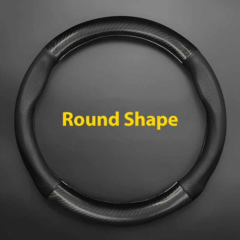 Carbon Fiber Steering Wheel Cover – Premium Style & Comfort for Your Car
