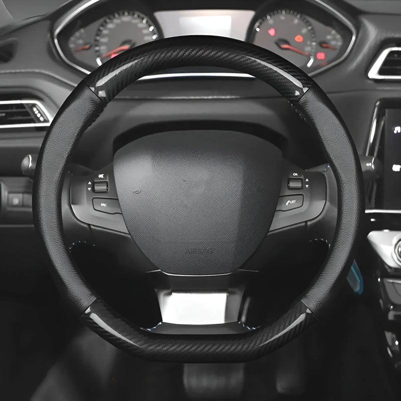 Carbon Fiber Steering Wheel Cover – Premium Style & Comfort for Your Car