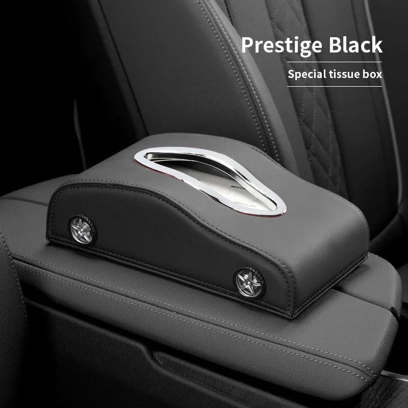 Car Shape Tissue Box PU Leather Universal Tissue Holder