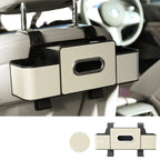 Car Back Seat Tissue Box Holder – 3-in-1 Multi-Functional Organizer for Tissue box, Drink Holder, And Hook