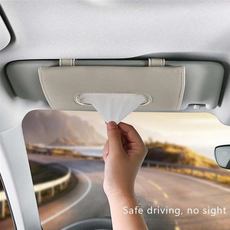 Car sun visor tissue box holder tissue box holder for car