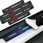 Carbon Fiber Car Door Sill Protectors 4pcs Set– Stylish And Durable Protection for Your Car!