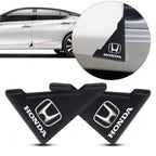 Car Door Corner Protector Black 60x45mm Car Door Corner Edge Guards Anti Opening Collision Scratch Proof Cartoon 2pcs