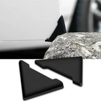 Car Door Corner Protector Black 60x45mm Car Door Corner Edge Guards Anti Opening Collision Scratch Proof Cartoon 2pcs