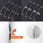 Car Door Guard Car brand Logo With Leather 4 pcs