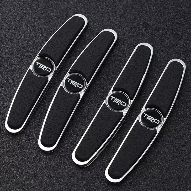 Car Door Guard Car brand Logo With Leather 4 pcs