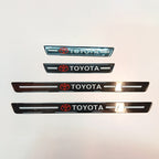 Carbon Fiber Car Door Sill Sticker Protectors High Quality 4 pcs