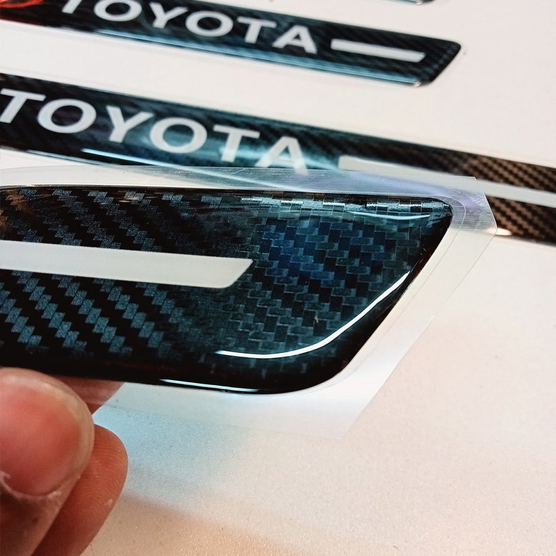 Carbon Fiber Car Door Sill Sticker Protectors High Quality 4 pcs