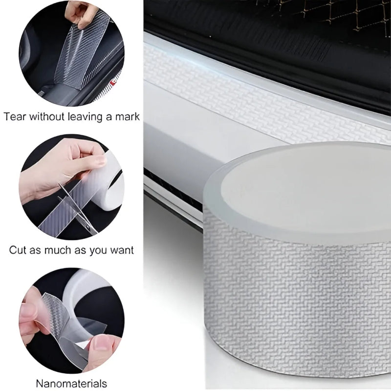 Universal Car Door Sill Stickers Tap – Durable Protection and Stylish Decor for Your Vehicle