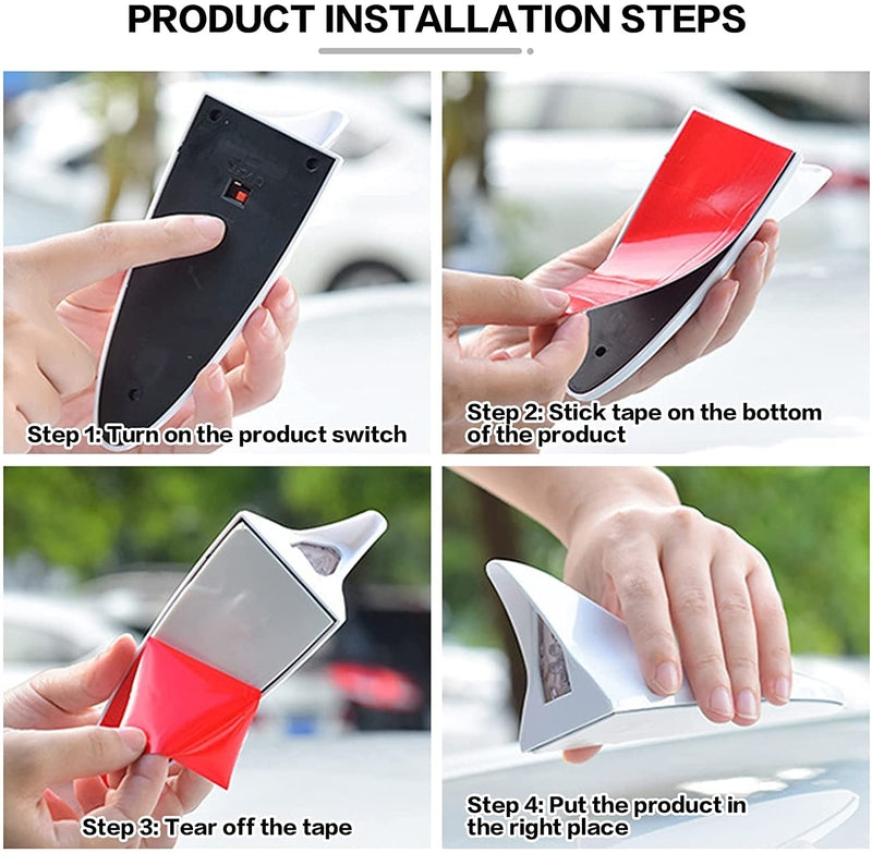 Car Solar Shark Fin Antenna – Aerodynamic, Stylish, and Signal-Boosting