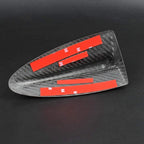 Carbon Fiber Car Shark Fin Antenna Cover Radio Signal Black (7.6”)