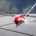 Car Shark Fin Antenna with Wind Power LED Light – Modern Design for Better Signal
