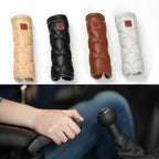 Car Hand Brake Cover Fiber leather Cover Black Protective Sleeve Parking Brake Case