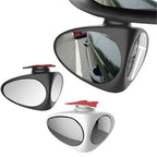 Car Blind Spot Mirror | 2 in 1 Wide Angle Mirror | 360 Rotation Adjustable Rear View Mirror 2pcs
