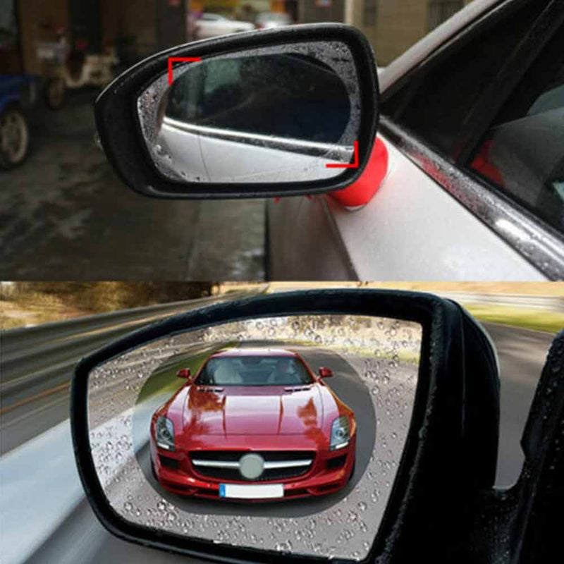 Anti-Fog Protective Film HD Anti-Water, Anti-Mist, Anti-Fog, Waterproof Oblong Rearview Side Mirror