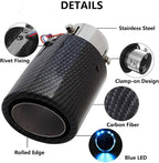 Car Exhaust Muffler Stainless Steel Single pipe