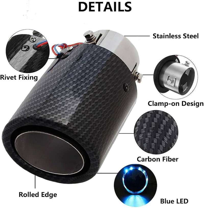 Car Exhaust Muffler Stainless Steel Single pipe