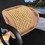 Massage Back Lumbar Support Mesh Cushion for Car Seat, Office Chair, Wood Beads Chair