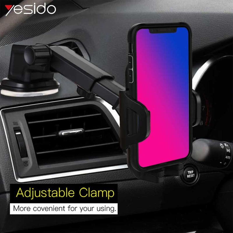 Yesido Car Phone Holder | Stand Dashboard Windshield Sucker Mobile Phone Holder Mobile Support