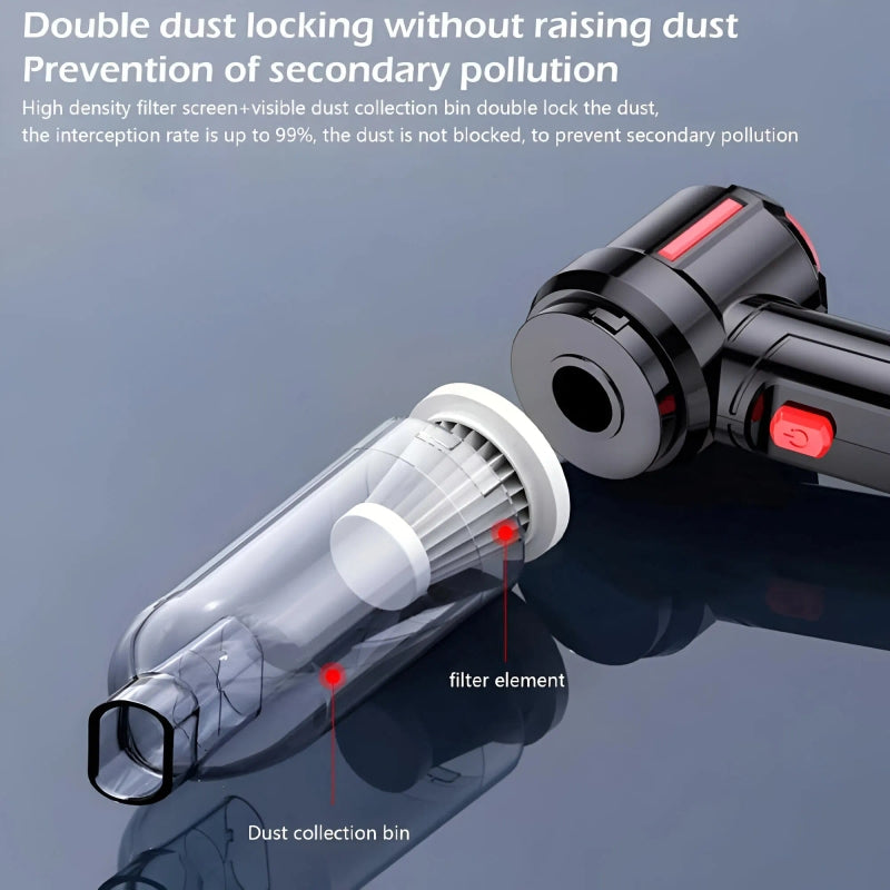 Suitu Powerful Wireless Vacuum Cleaner for Car and Home Cleaning