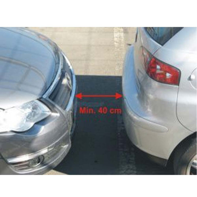 Wireless Car Parking Sensor System with 4 Sensors, LCD Display, and Buzzer Alarm
