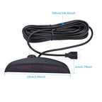Wireless Car Parking Sensor System with 4 Sensors, LCD Display, and Buzzer Alarm