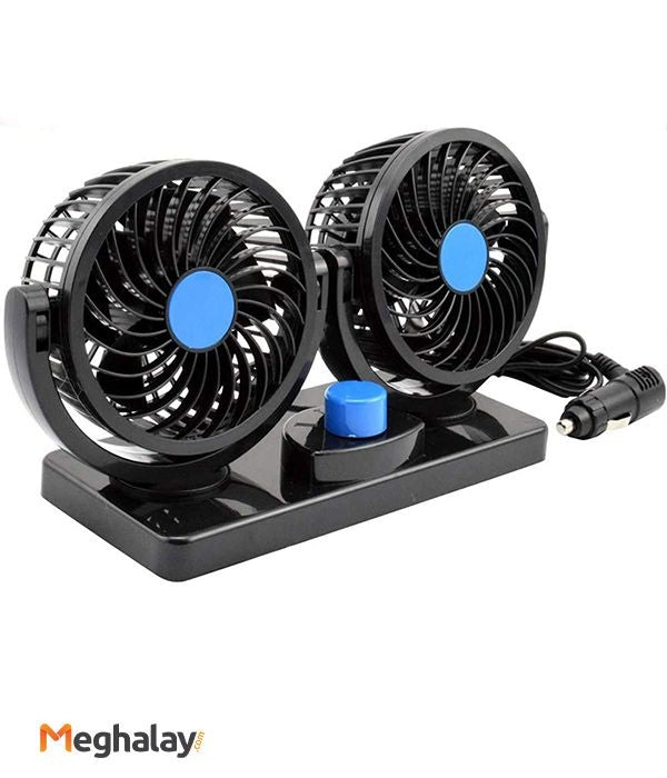 Portable Electric Car Fan with Adjustable Speeds