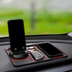 Non-Slip Phone Pad for 4-in-1 Car Multifunctional Mobile Holder, Parking number Perfume and mobile mat