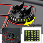 Non-Slip Phone Pad for 4-in-1 Car Multifunctional Mobile Holder, Parking number Perfume and mobile mat