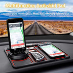 Non-Slip Phone Pad for 4-in-1 Car Multifunctional Mobile Holder, Parking number Perfume and mobile mat