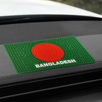 Bangladesh Flag Mobile Mat Non-Slip Car Dashboard 1pes