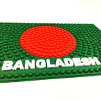 Bangladesh Flag Mobile Mat Non-Slip Car Dashboard 1pes