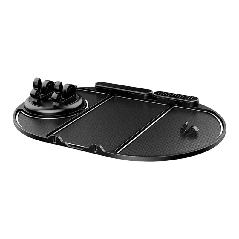 6 in 1 Car Dashboard Non Slip Mobile Mat Mobile Phone Holder, Augot 360° Rotatable Car Anti-Skid Pad
