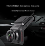 Smart Car 4G Dash Cam | FHD 1080P | Cloud Live Recording | Mobile App Control | 24/7 Remote Monitoring | WiFi Hotspot | GPS Tracker | G-Sensor | Dual Lens Front & Rear Camera